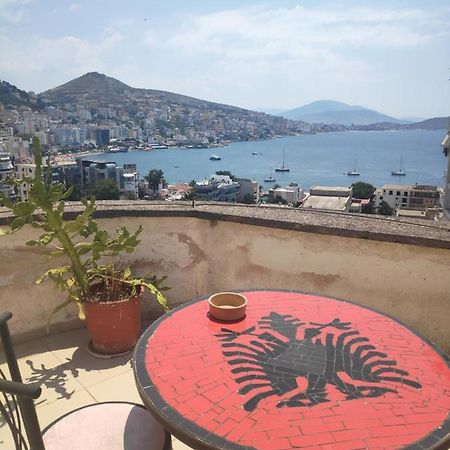 Private Studio Sea View 2 Minutes Away From Beach Sarande Luaran gambar