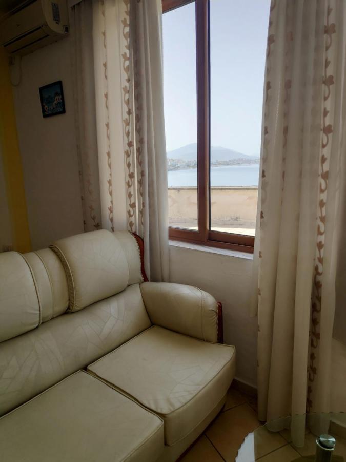 Private Studio Sea View 2 Minutes Away From Beach Sarande Luaran gambar