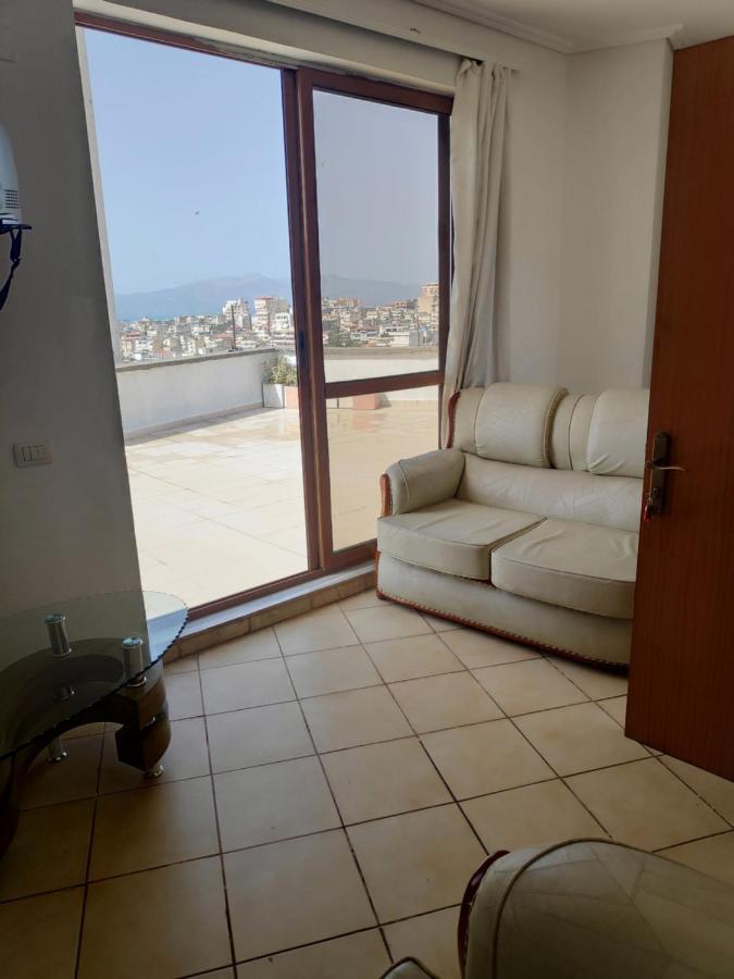 Private Studio Sea View 2 Minutes Away From Beach Sarande Luaran gambar