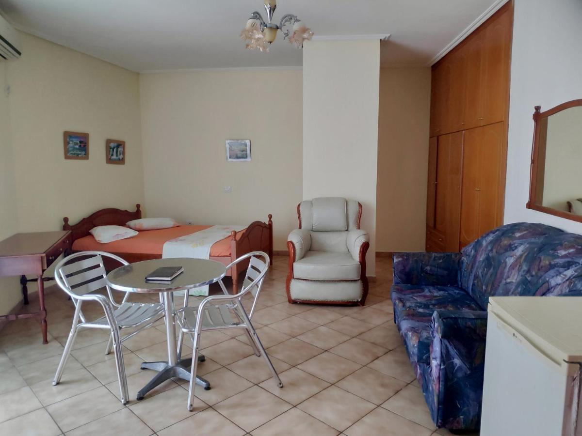 Private Studio Sea View 2 Minutes Away From Beach Sarande Luaran gambar