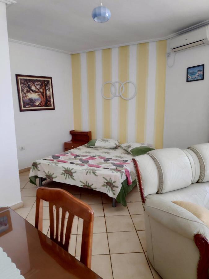 Private Studio Sea View 2 Minutes Away From Beach Sarande Luaran gambar