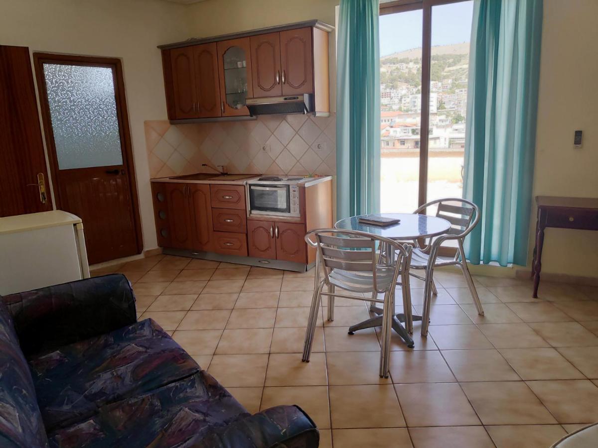 Private Studio Sea View 2 Minutes Away From Beach Sarande Luaran gambar