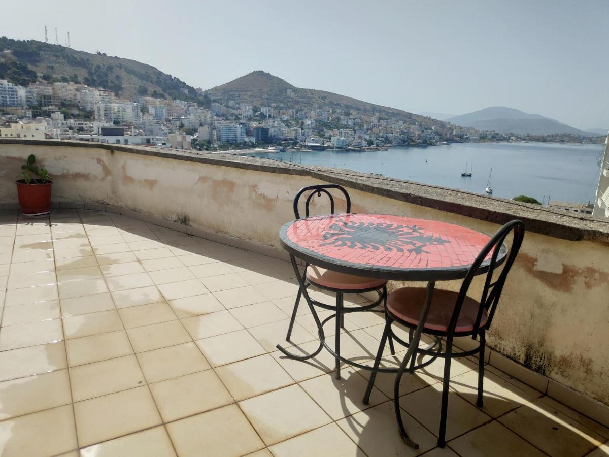 Private Studio Sea View 2 Minutes Away From Beach Sarande Luaran gambar